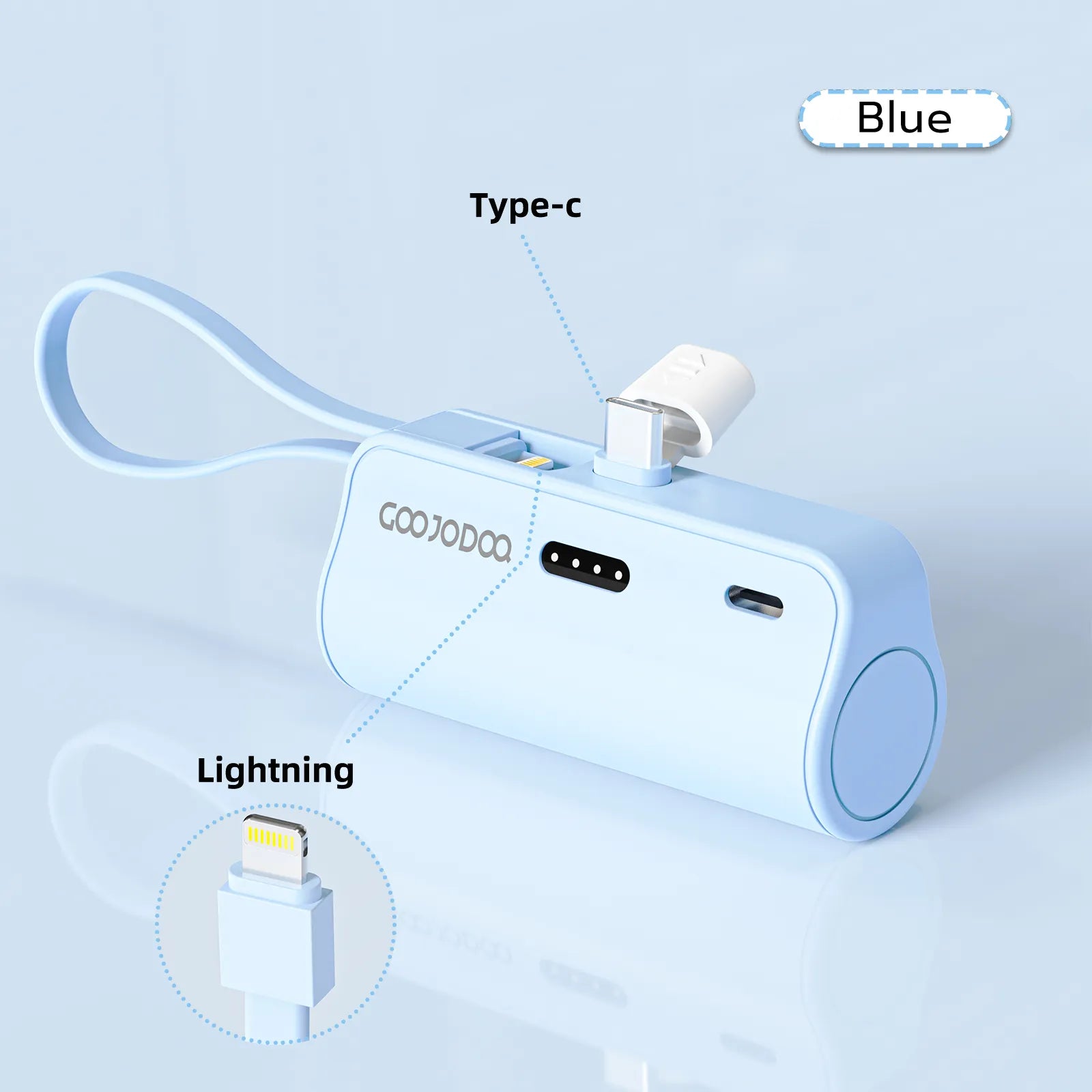 GOOJODOQ Official AD4031 4000mAh Mini Power Bank | Travel Essential