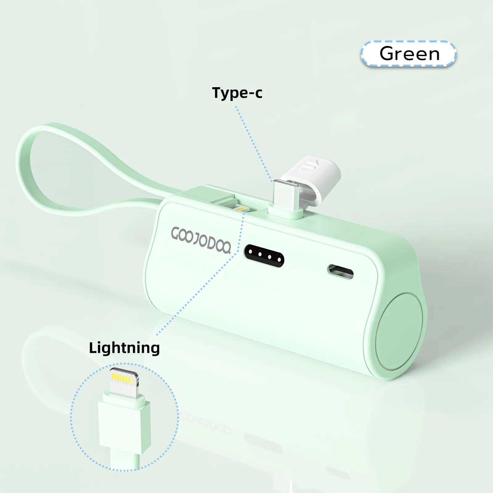 GOOJODOQ Official AD4031 4000mAh Mini Power Bank | Travel Essential