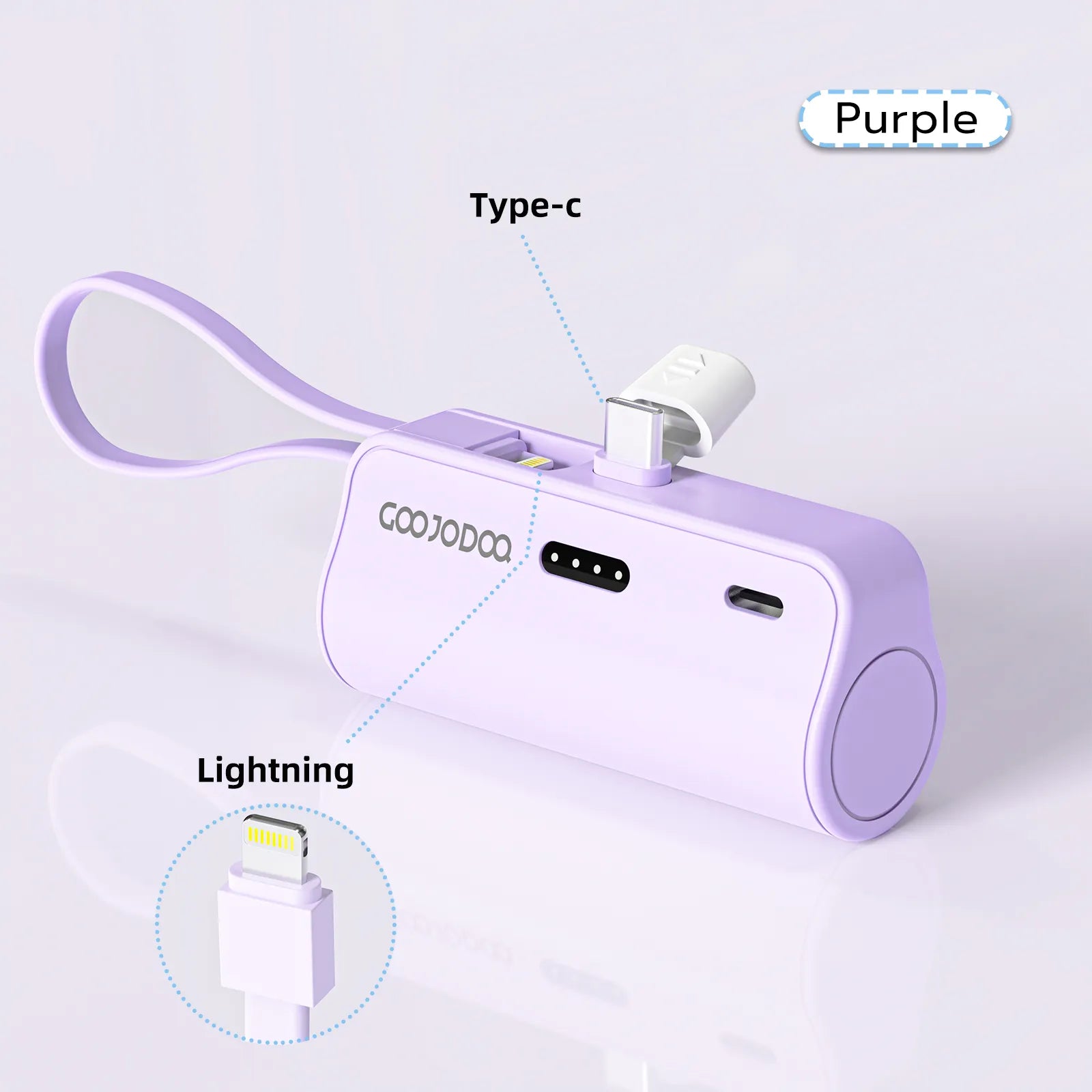 GOOJODOQ Official AD4031 4000mAh Mini Power Bank | Travel Essential