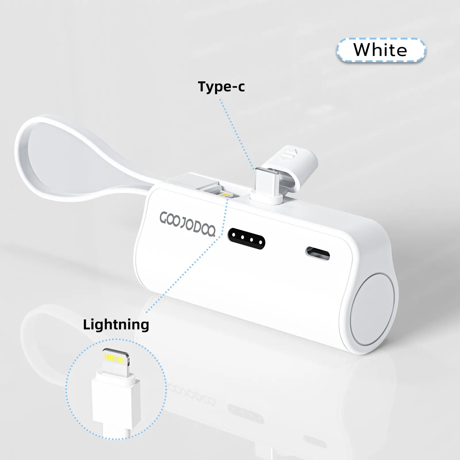 GOOJODOQ Official AD4031 4000mAh Mini Power Bank | Travel Essential