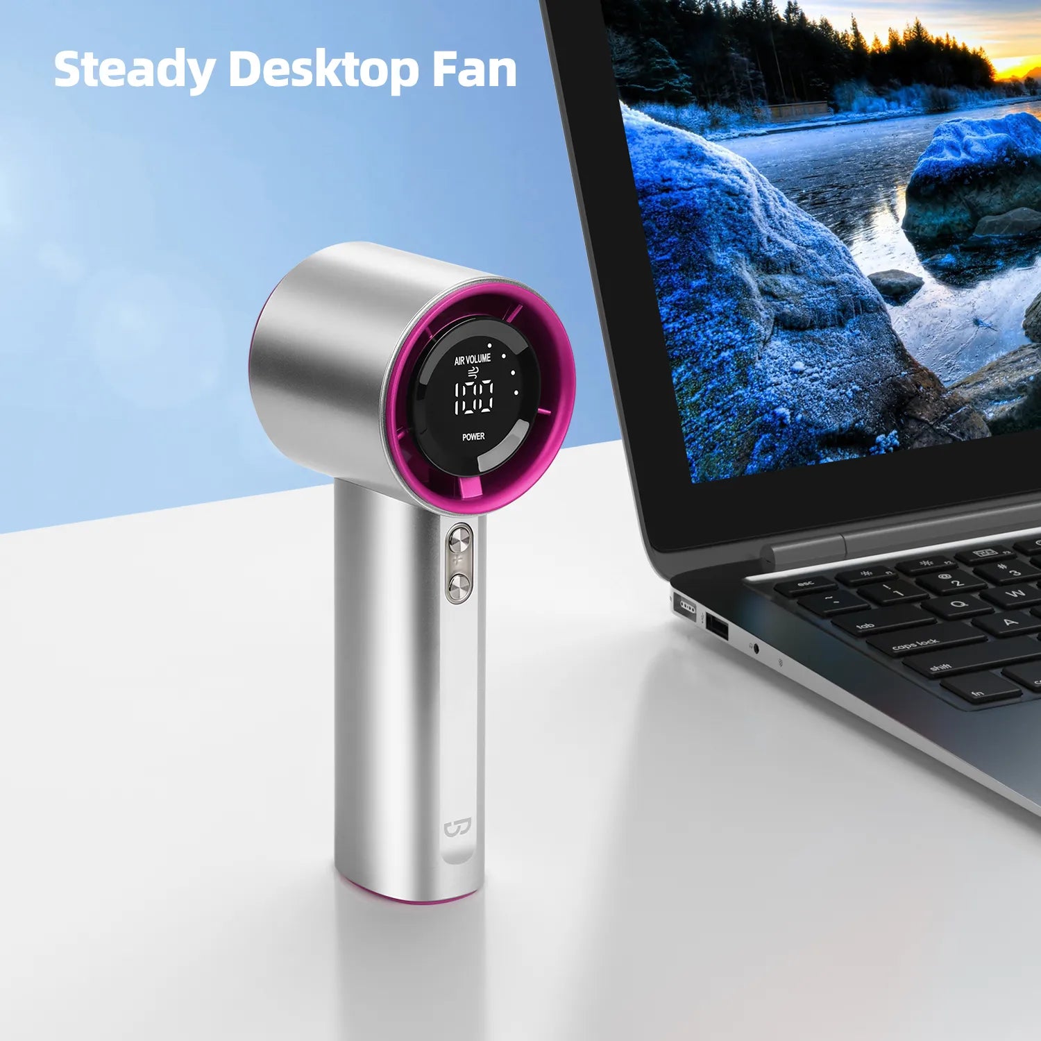 GOOJODOQ High Speed Handheld Fan GFS001